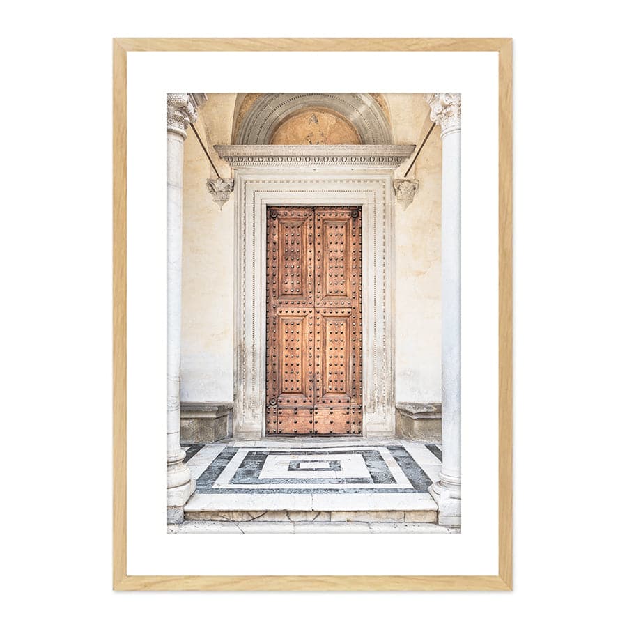 Ancient Brown Door by Photolovers