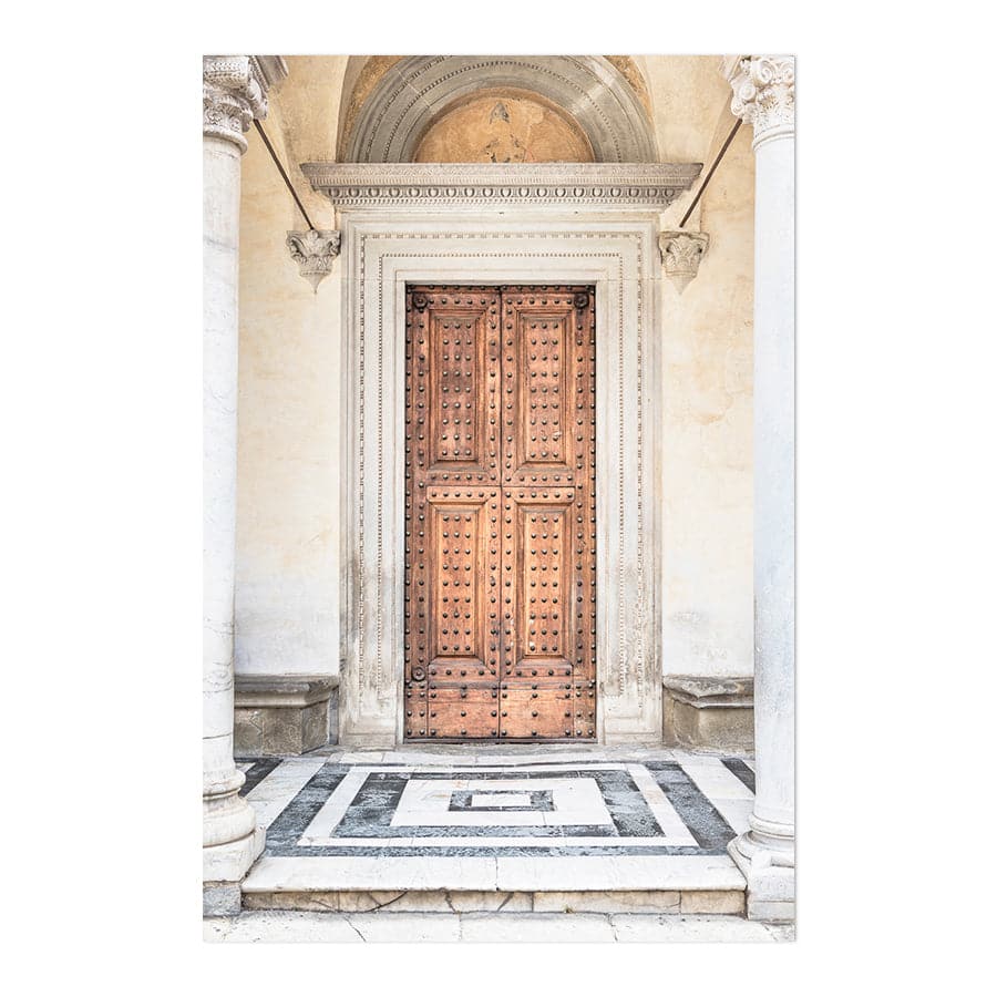 Ancient Brown Door by Photolovers