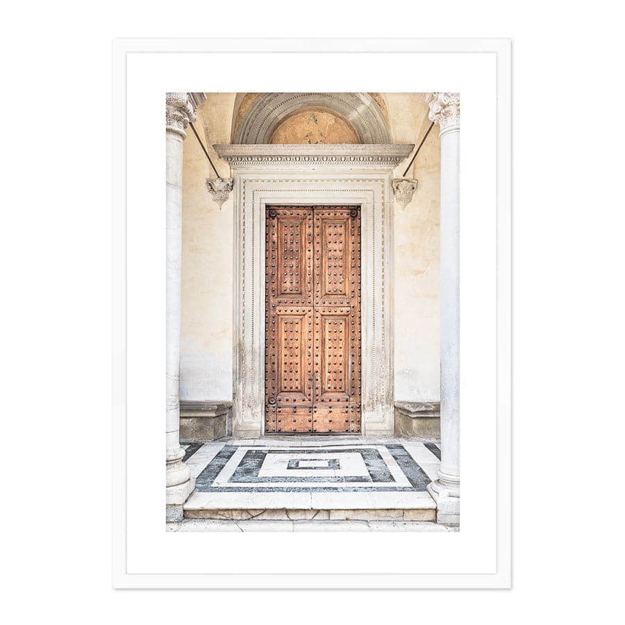 Ancient Brown Door by Photolovers