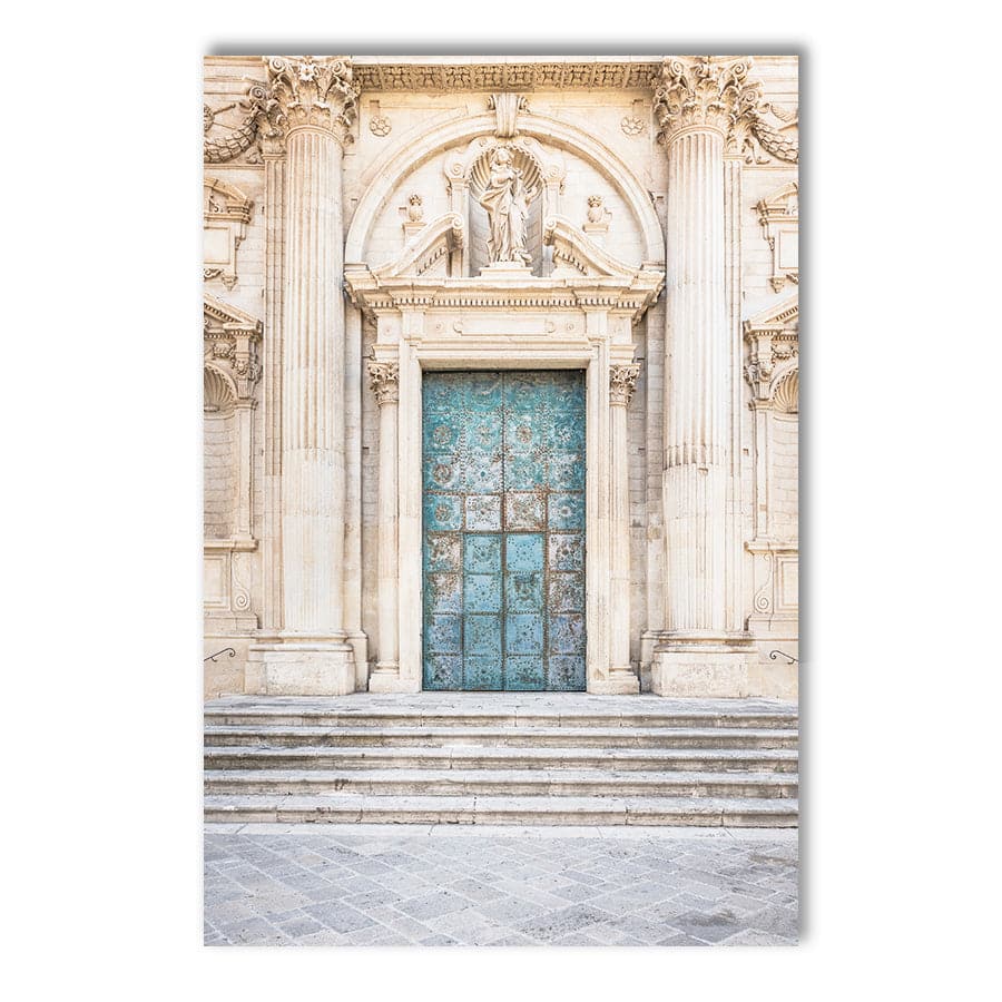 Church door in Lecce Italy by Photolovers