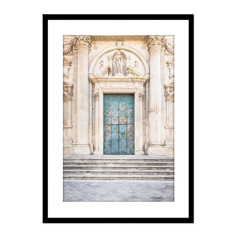 Church door in Lecce Italy by Photolovers