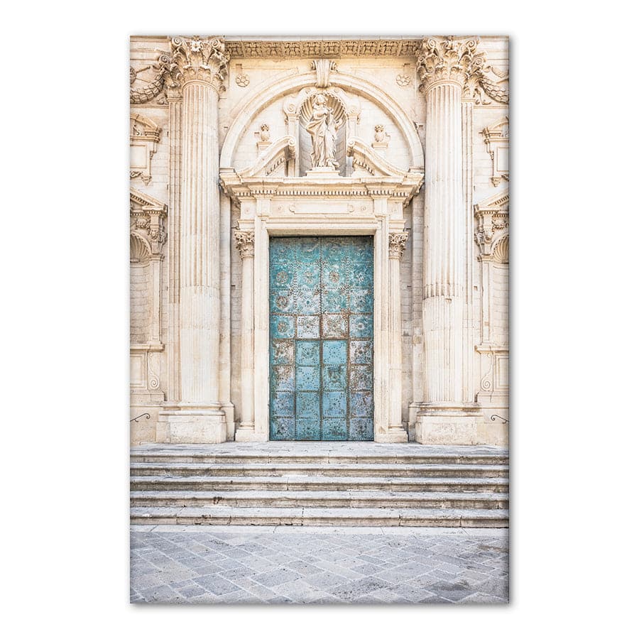 Church door in Lecce Italy by Photolovers