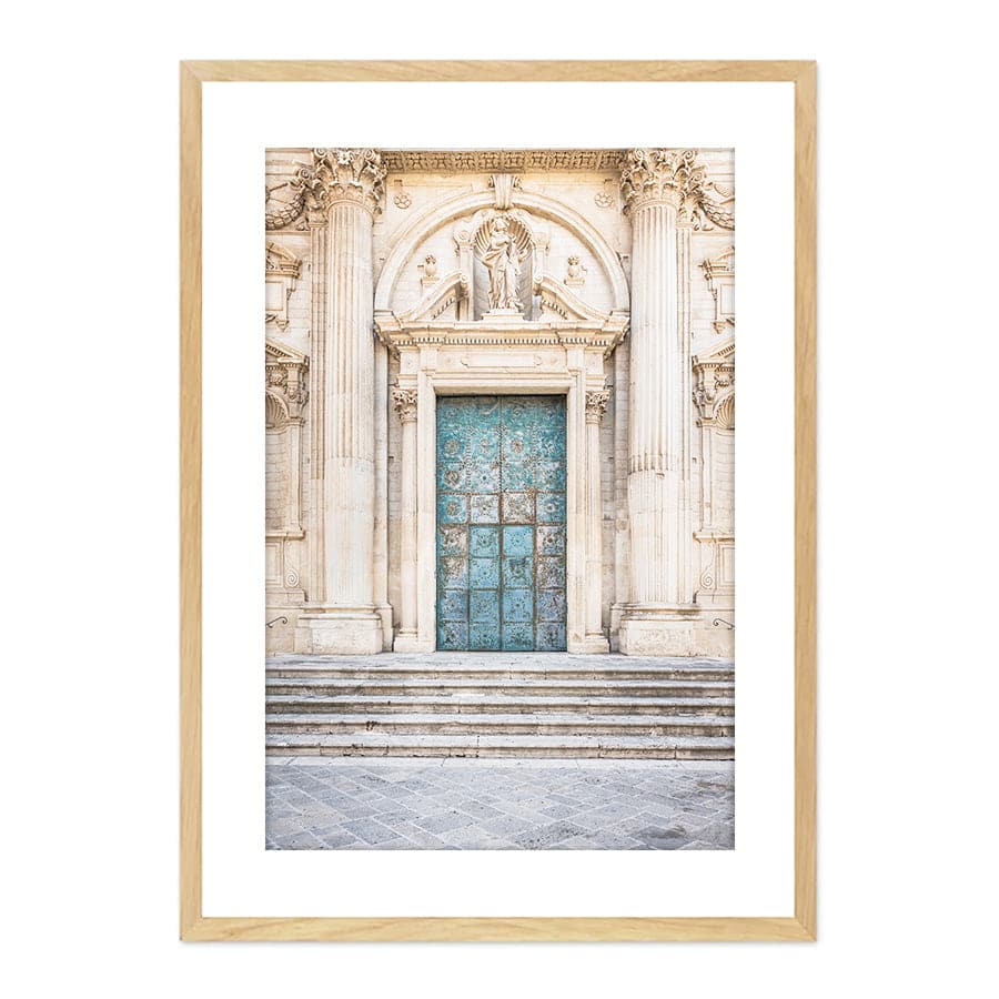 Church door in Lecce Italy by Photolovers