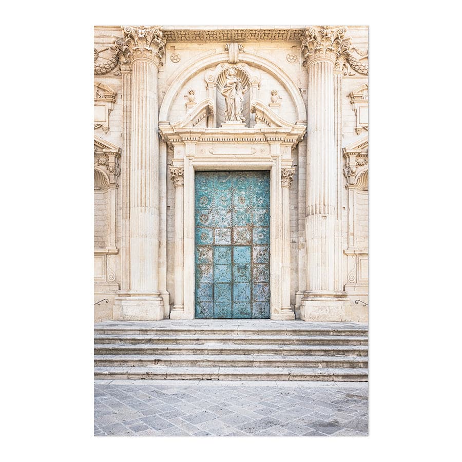 Church door in Lecce Italy by Photolovers