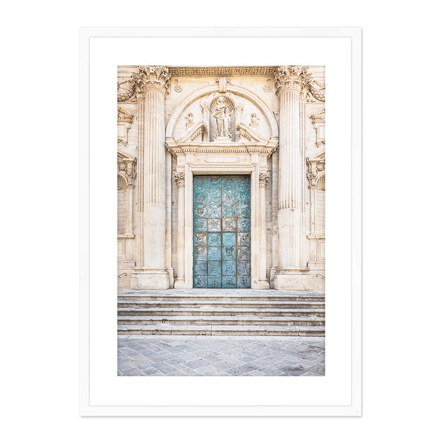 Church door in Lecce Italy by Photolovers