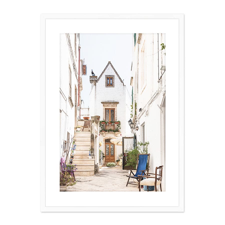 Alley in Locorotondo Italy by Photolovers
