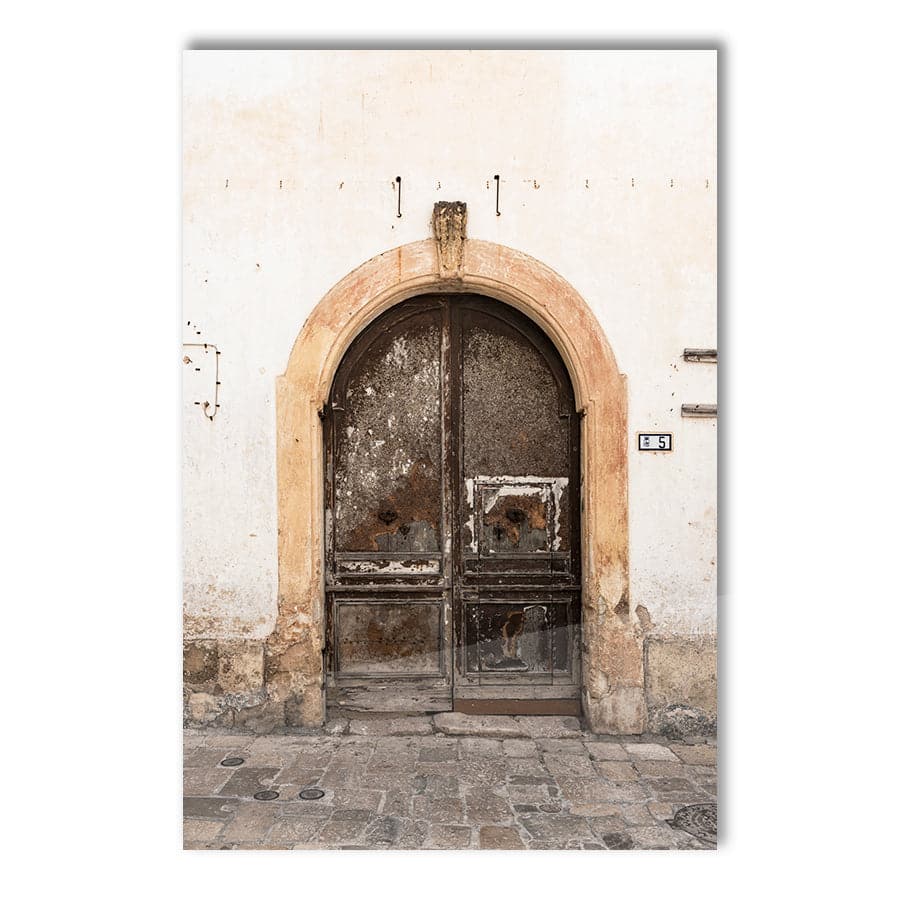Old Brown Door - Gallipoli, Italy by Photolovers