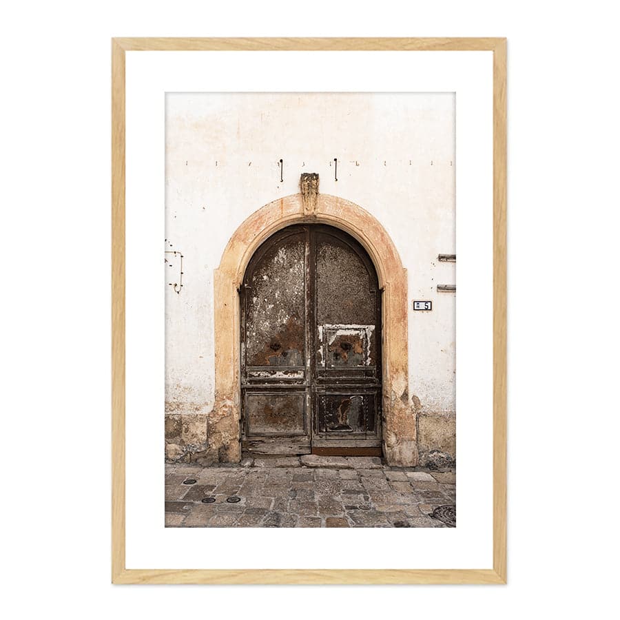 Old Brown Door - Gallipoli, Italy by Photolovers