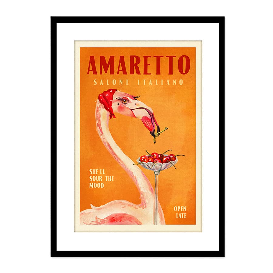 Amaretto Flamingo by The Whiskey Ginger