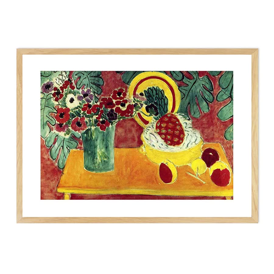Pineapple and Anemones 1940 by Henri Matisse