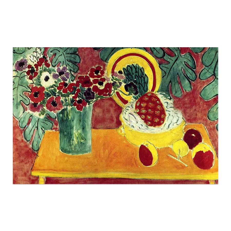 Pineapple and Anemones 1940 by Henri Matisse