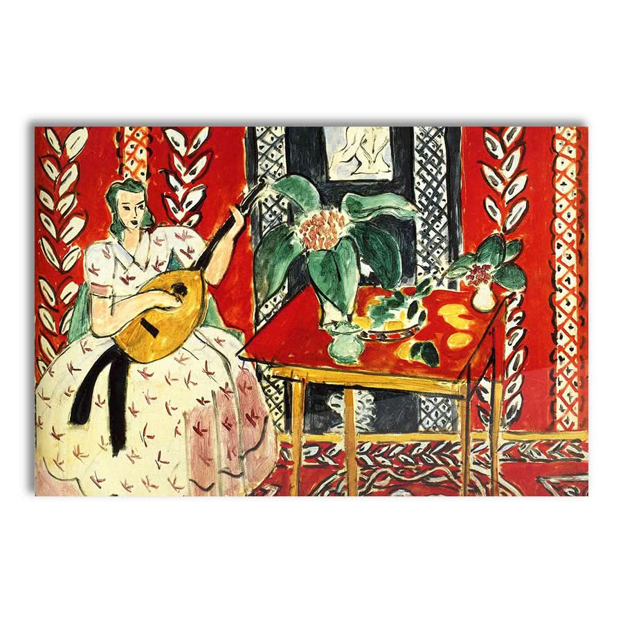 The Lute 1943 by Henri Matisse