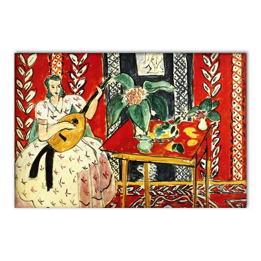 The Lute 1943 by Henri Matisse