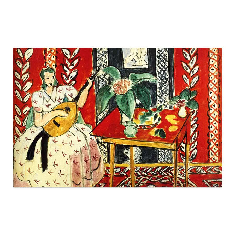 The Lute 1943 by Henri Matisse