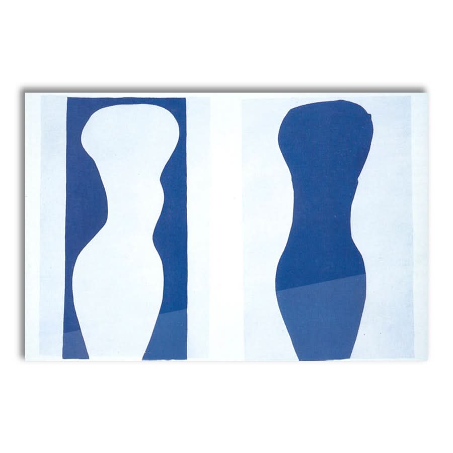 White and Blue Torso 1944 by Henri Matisse