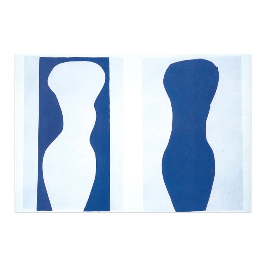White and Blue Torso 1944 by Henri Matisse