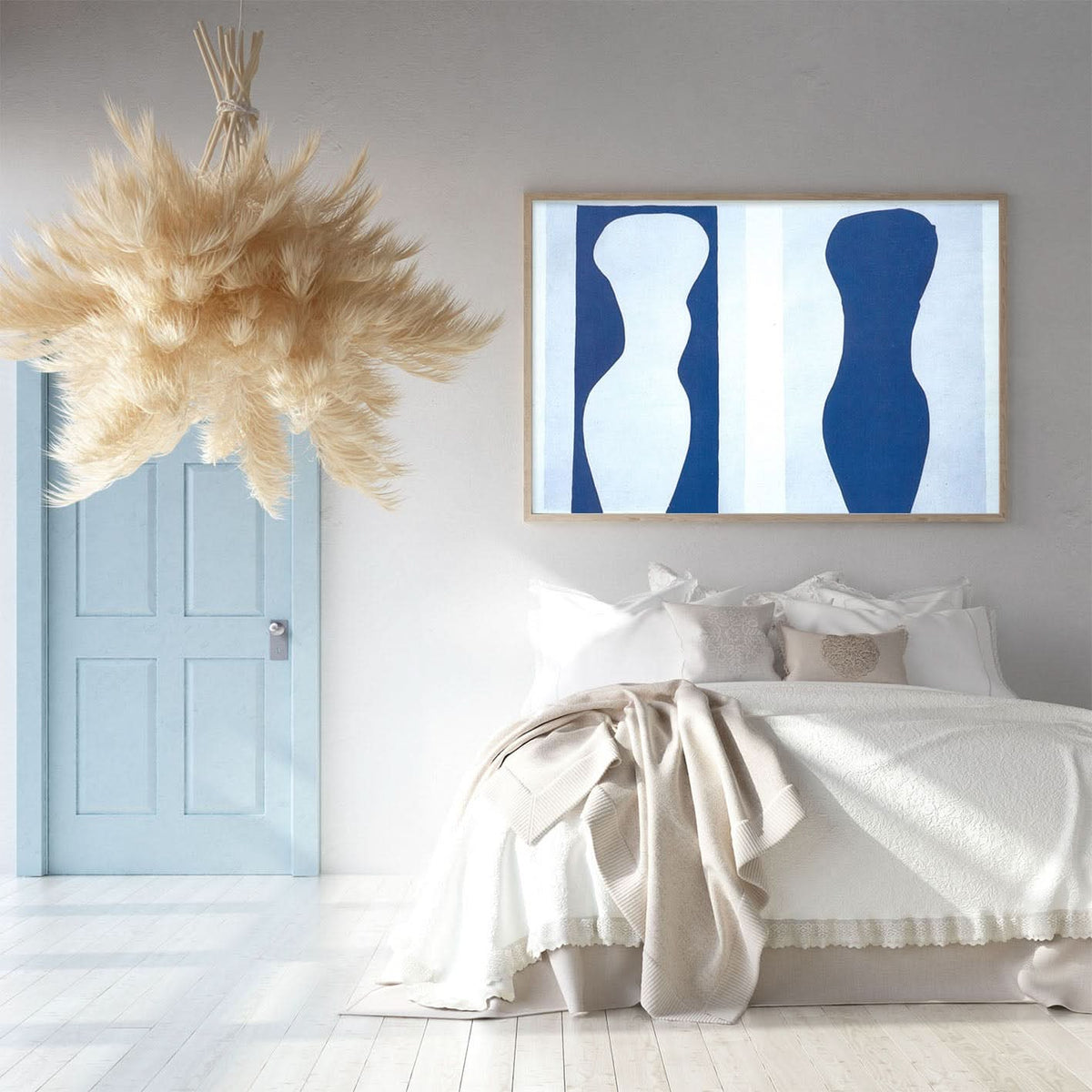 White and Blue Torso 1944 by Henri Matisse