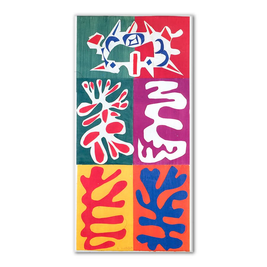 Panel with Mask 1947 by Henri Matisse