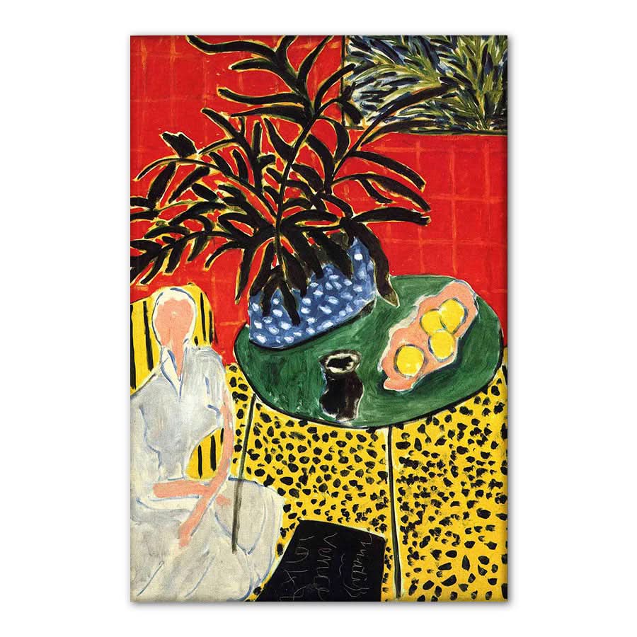 Interior with Black Fern 1948 by Henri Matisse