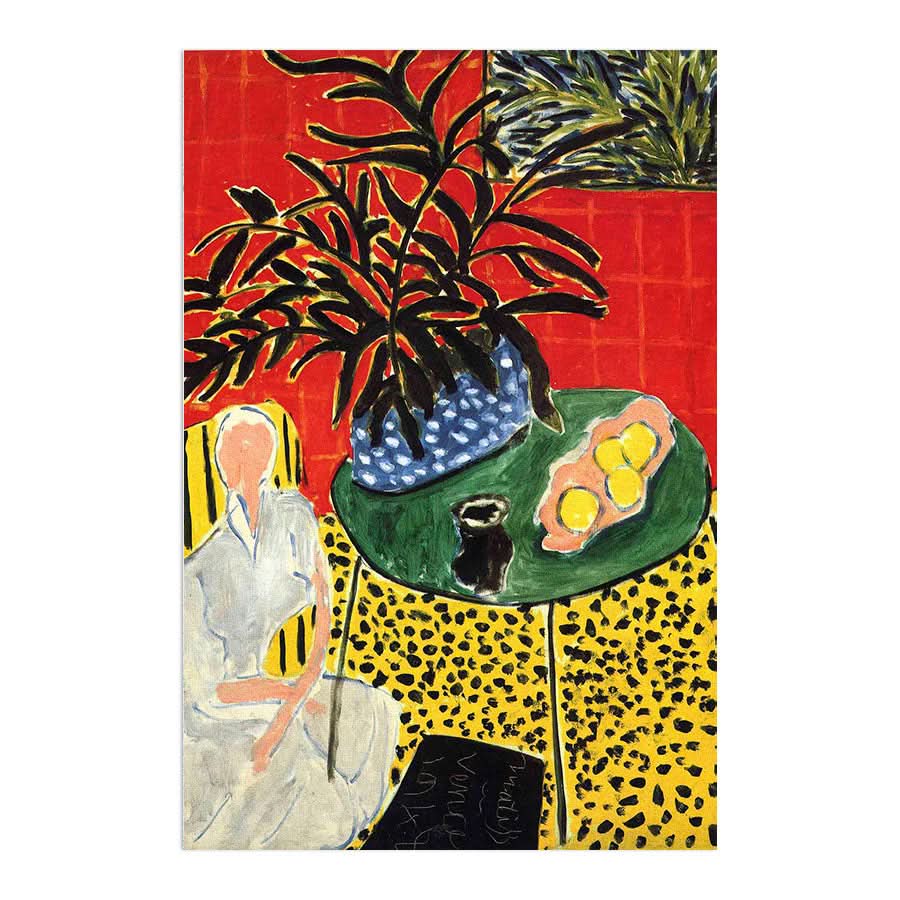 Interior with Black Fern 1948 by Henri Matisse