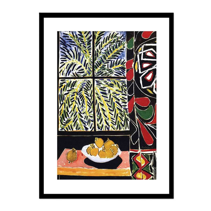 Interior with Egyptian Curtain 1948 by Henri Matisse