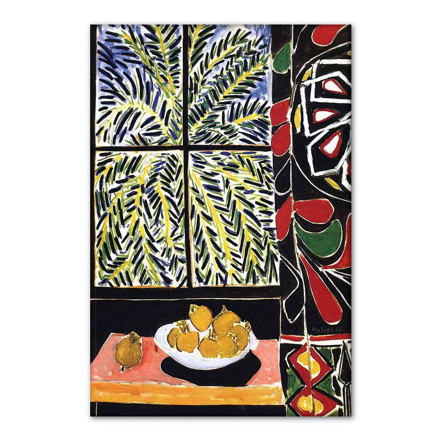 Interior with Egyptian Curtain 1948 by Henri Matisse