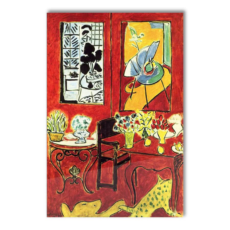 Large Red Interior 1948 by Henri Matisse