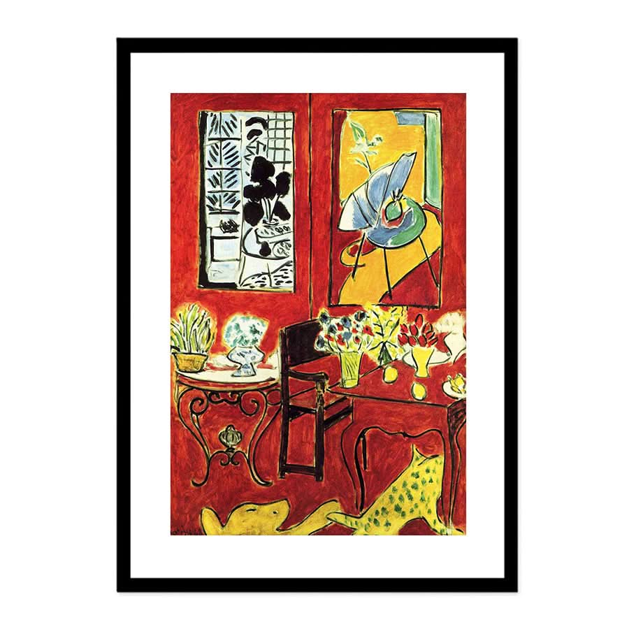 Large Red Interior 1948 by Henri Matisse