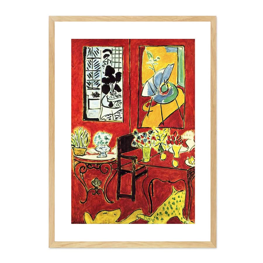 Large Red Interior 1948 by Henri Matisse