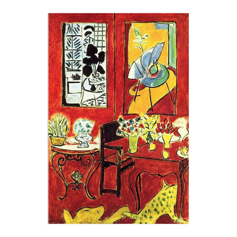 Large Red Interior 1948 by Henri Matisse