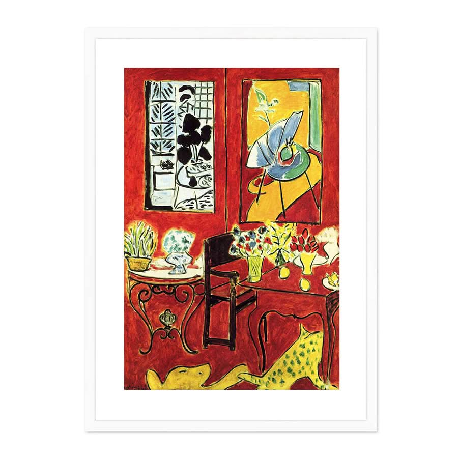 Large Red Interior 1948 by Henri Matisse