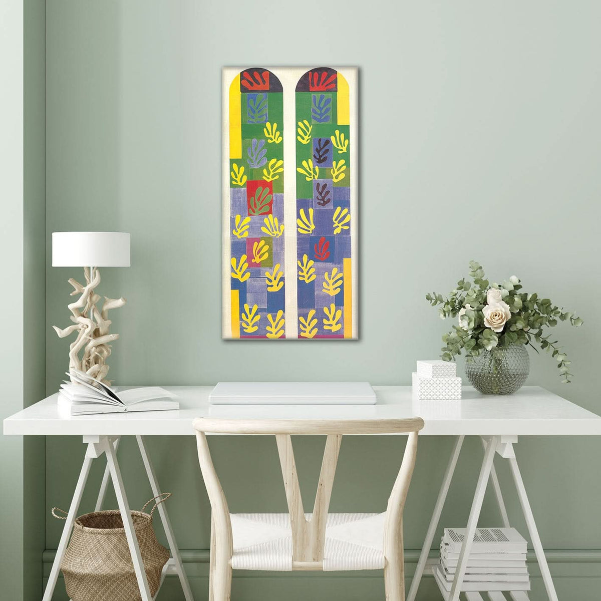 Window of Rosary Chapel 1949 by Henri Matisse