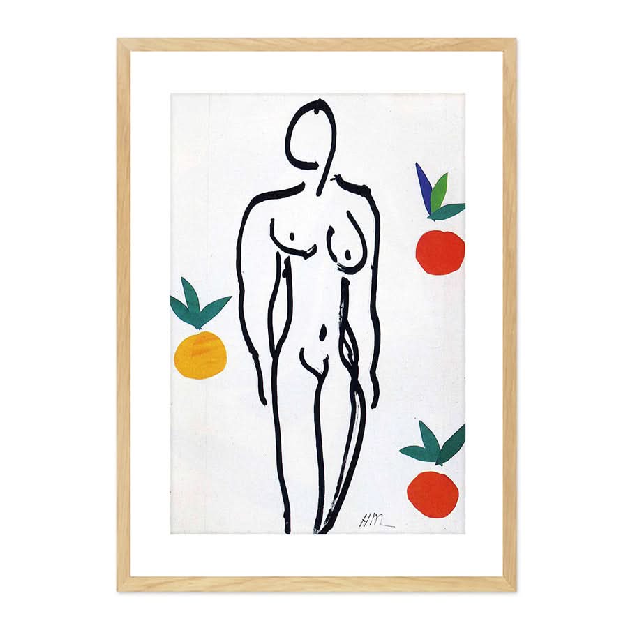 Nude with Oranges 1951 by Henri Matisse