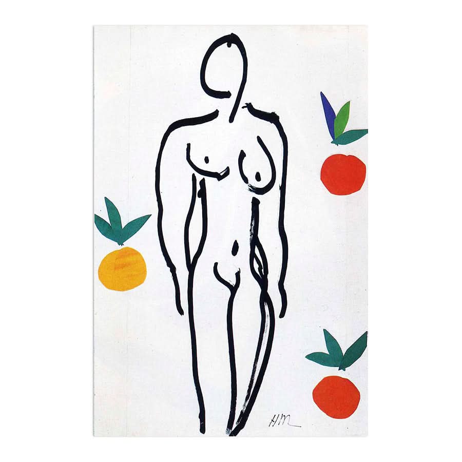 Nude with Oranges 1951 by Henri Matisse