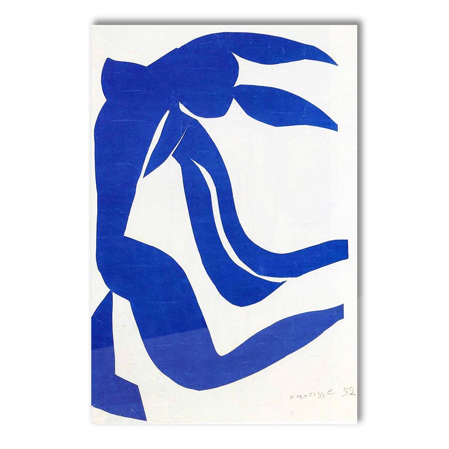 The Flowing Hair 1952 by Henri Matisse