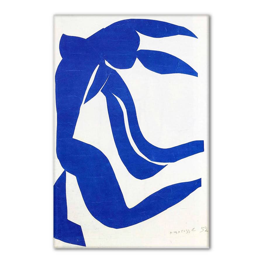 The Flowing Hair 1952 by Henri Matisse