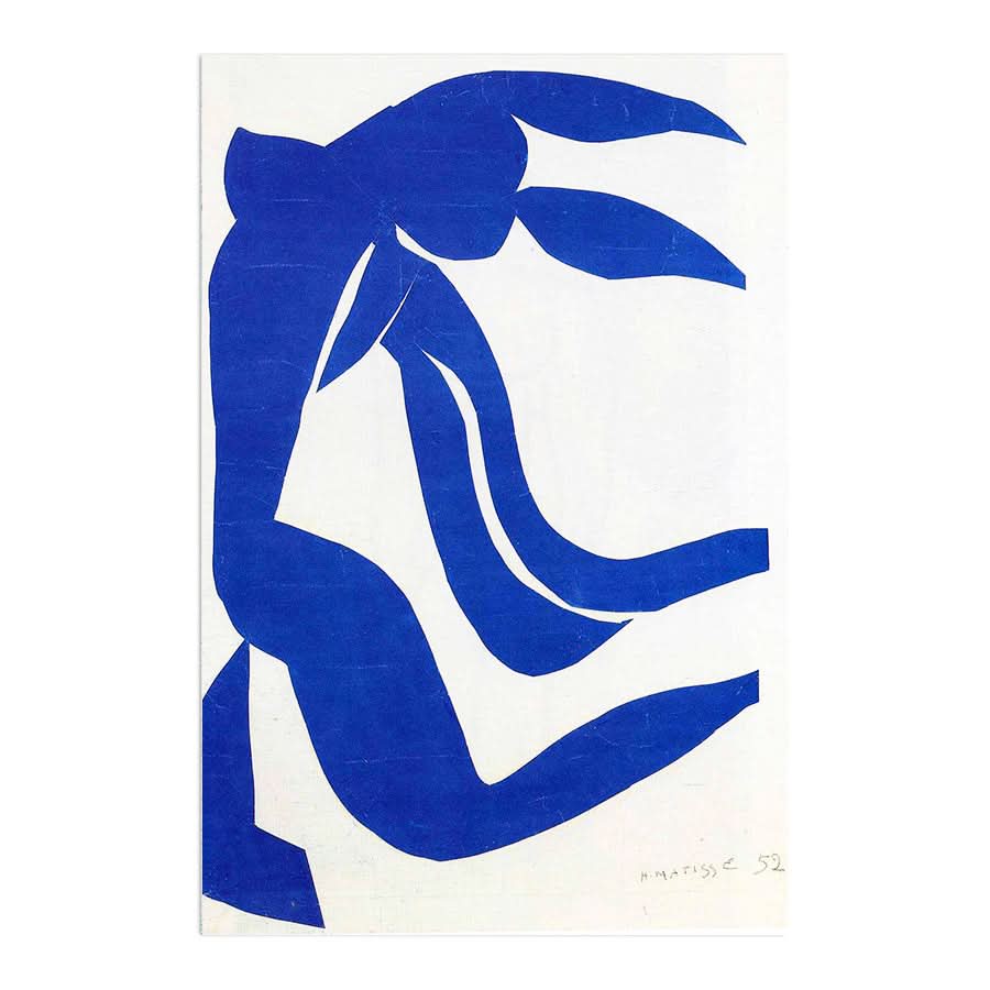 The Flowing Hair 1952 by Henri Matisse