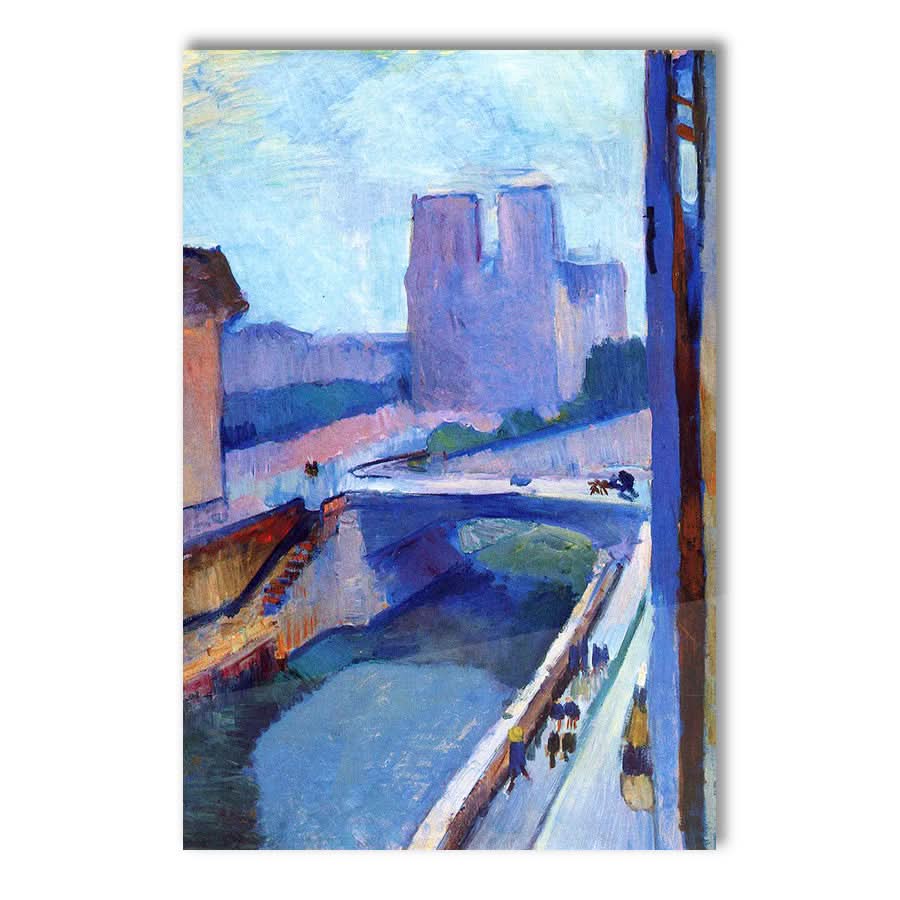 A Glimpse of Notre-Dame in the Late Afternoon 1902 by Henri Matisse