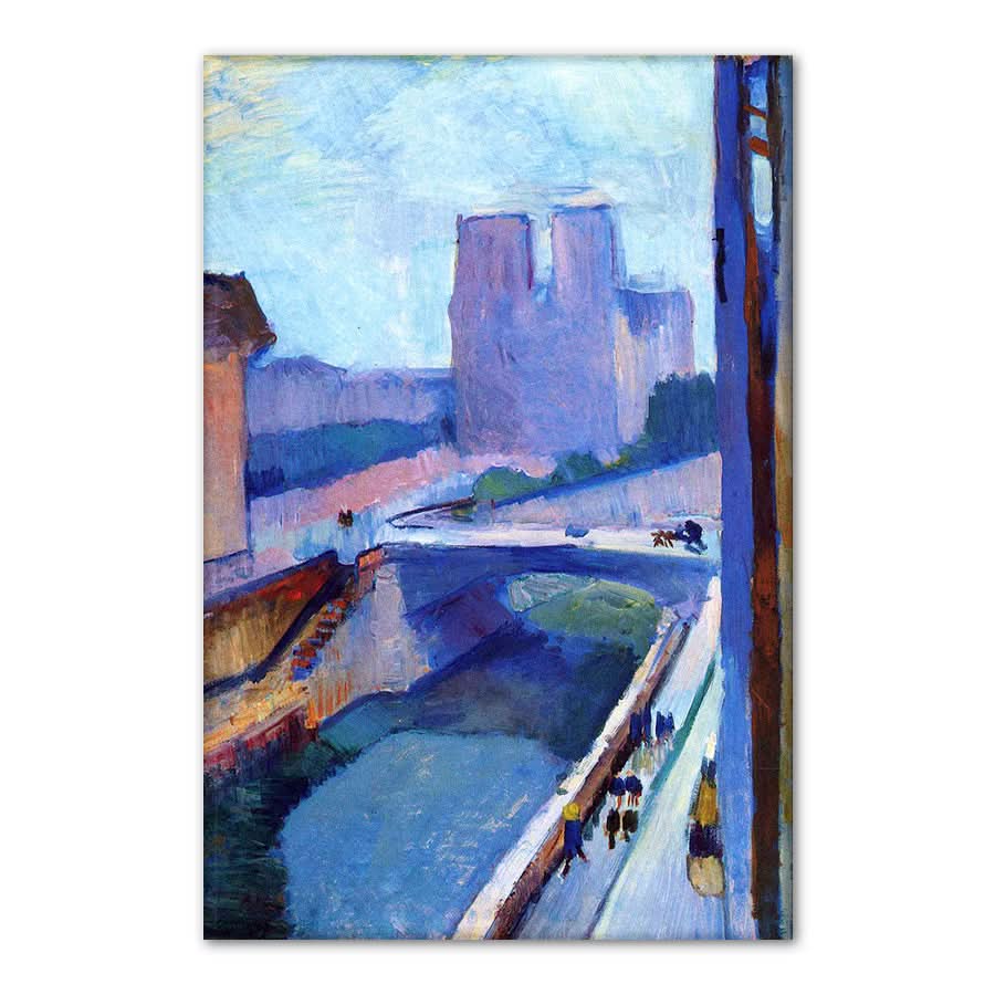 A Glimpse of Notre-Dame in the Late Afternoon 1902 by Henri Matisse
