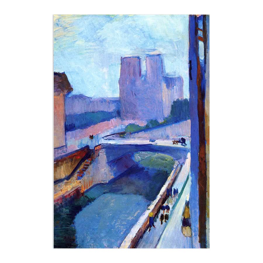 A Glimpse of Notre-Dame in the Late Afternoon 1902 by Henri Matisse
