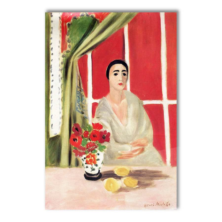 Figure at the Rideau Releve by Henri Matisse