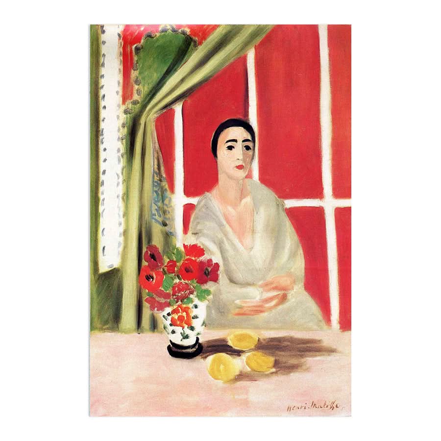 Figure at the Rideau Releve by Henri Matisse