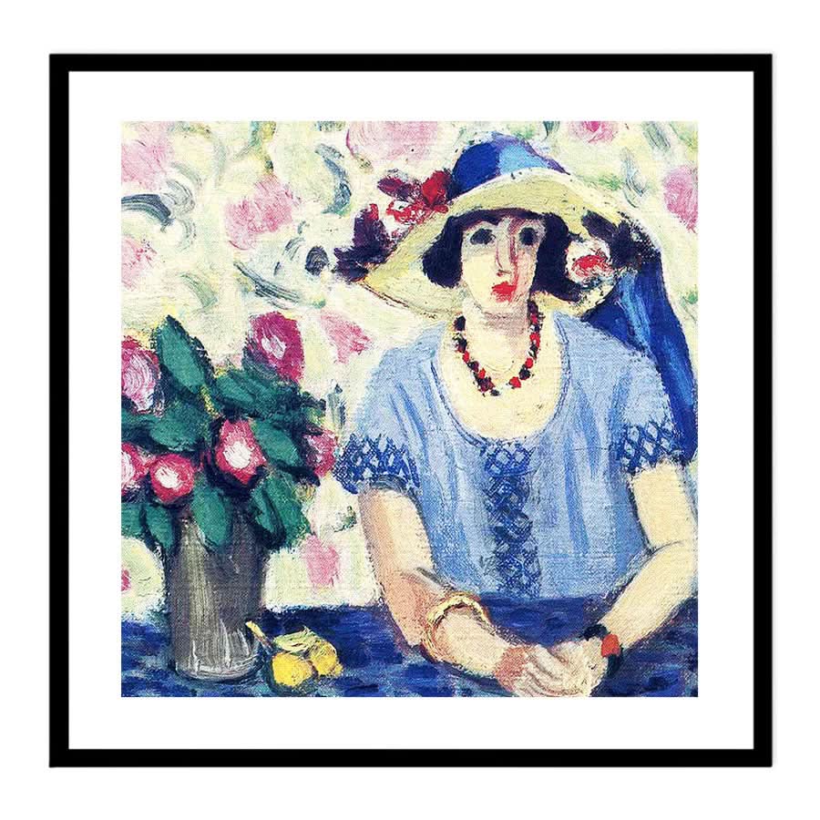 Woman with a Hat by Henri Matisse