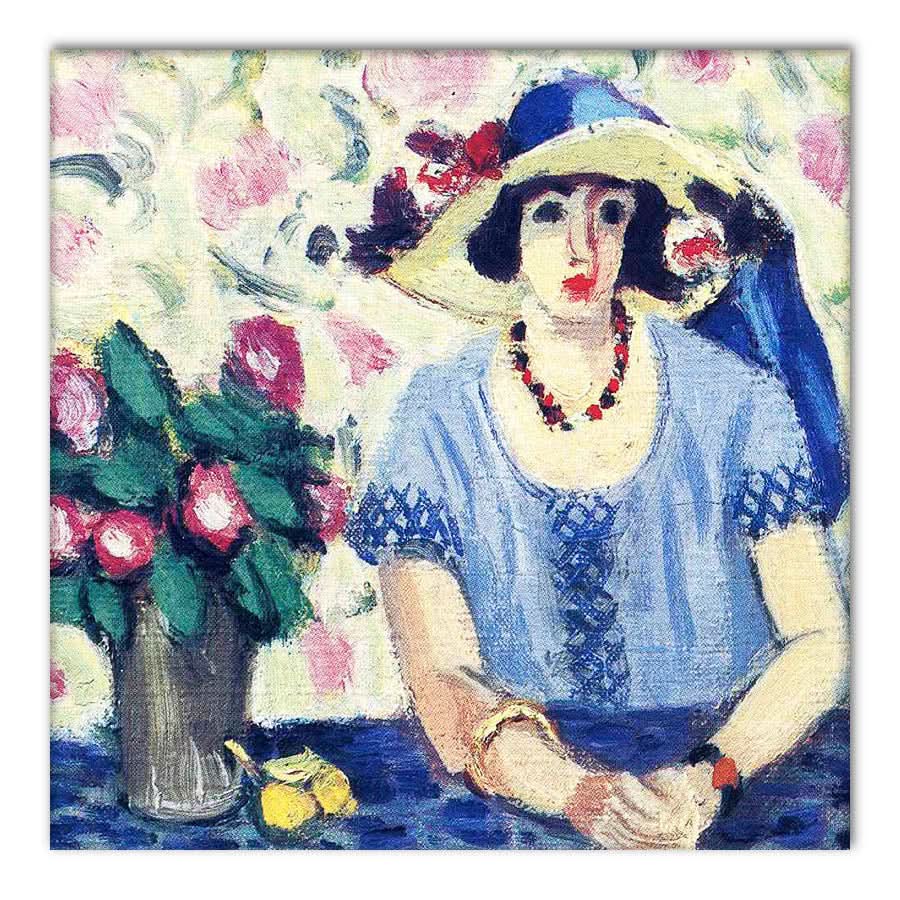 Woman with a Hat by Henri Matisse