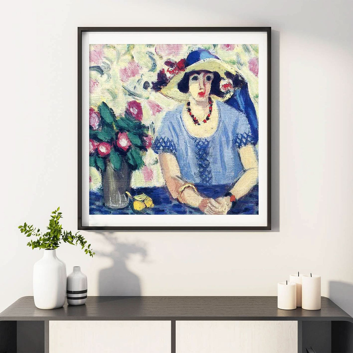 Woman with a Hat by Henri Matisse