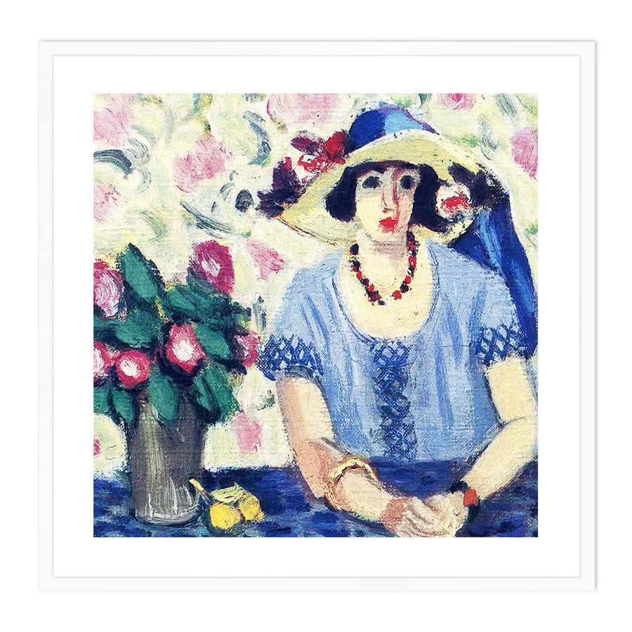 Woman with a Hat by Henri Matisse