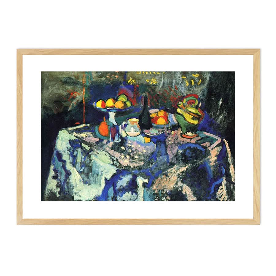 Still Life with Vase, Bottle and Fruit by Henri Matisse