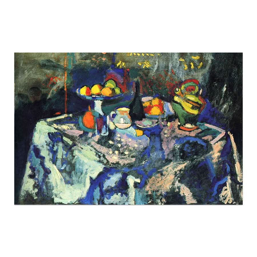 Still Life with Vase, Bottle and Fruit by Henri Matisse
