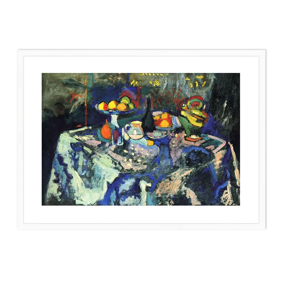 Still Life with Vase, Bottle and Fruit by Henri Matisse