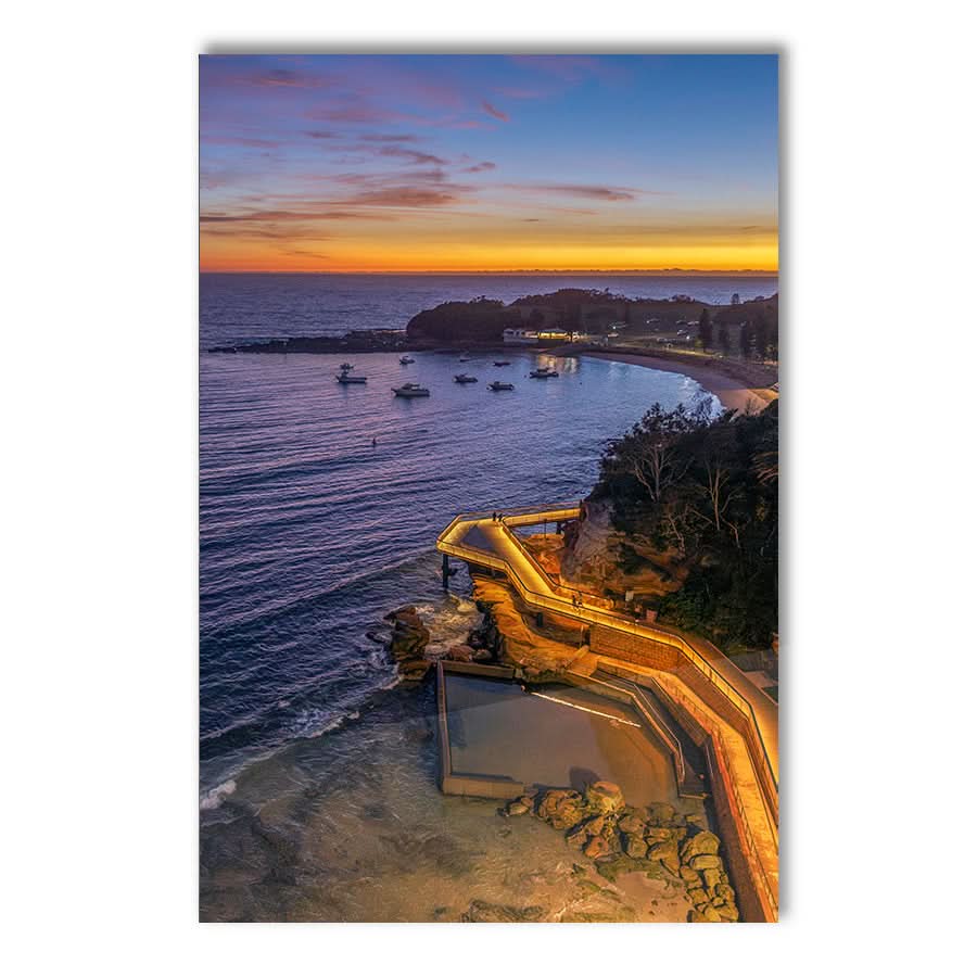 Dawn at Terrigal Boardwalk (Portrait) by TC Nguyen